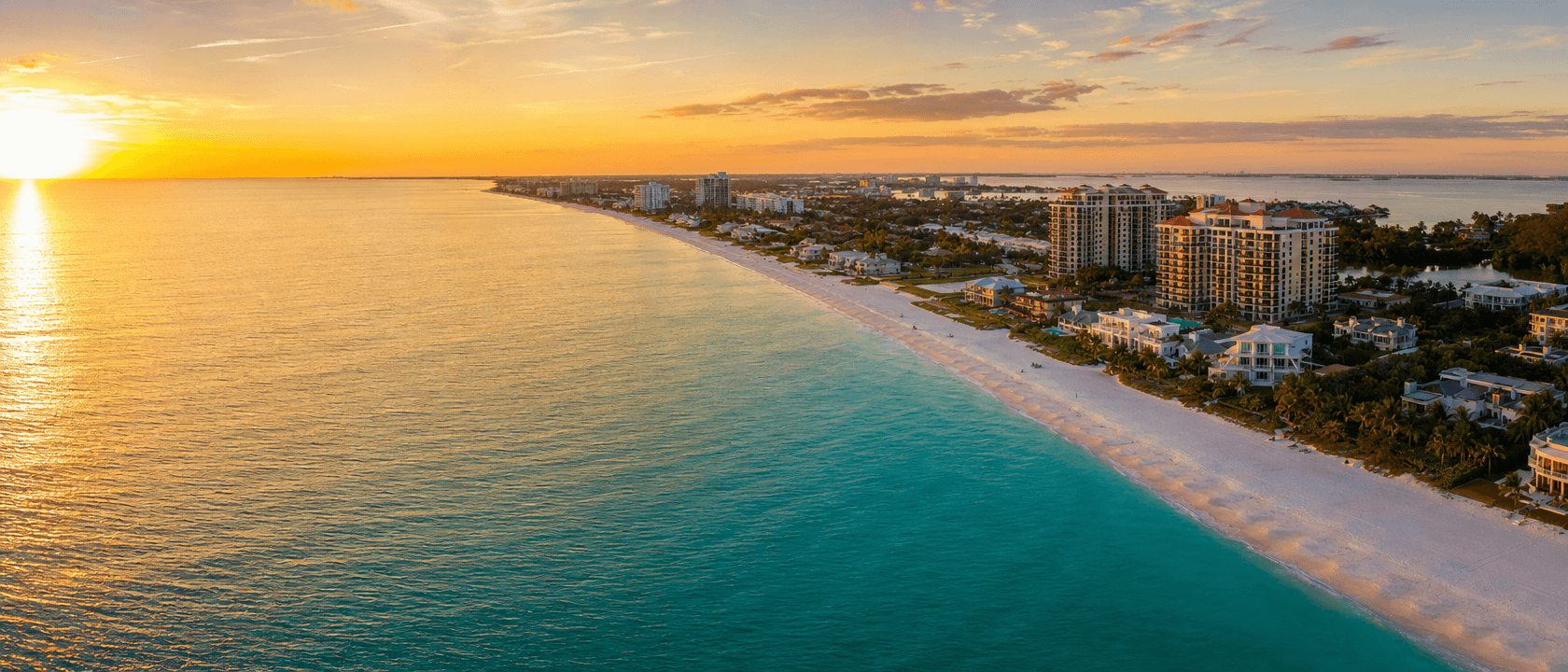 Florida Coastal Aerial View